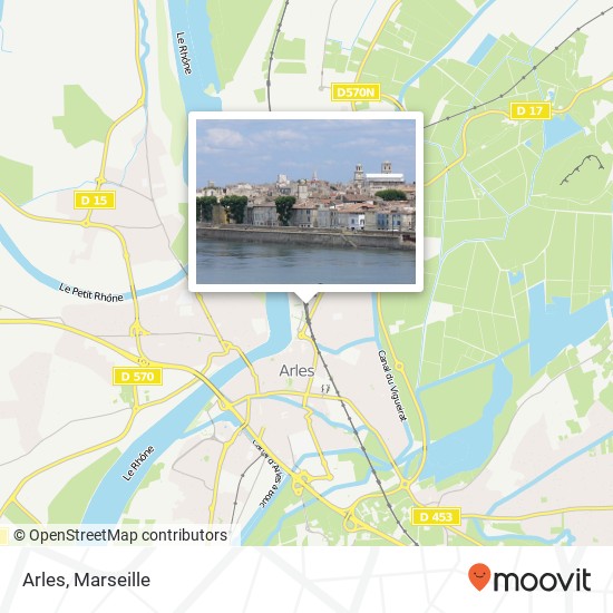 Mapa Arles