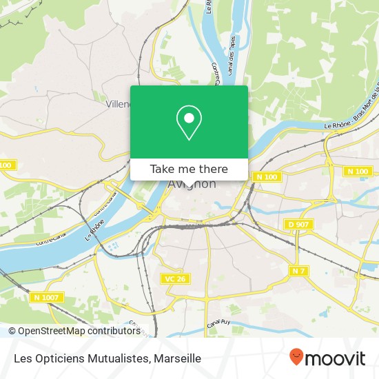 Les Opticiens Mutualistes map