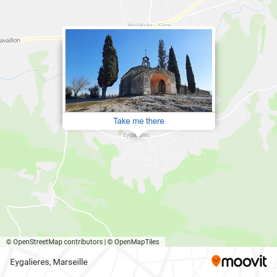 Eygalieres map