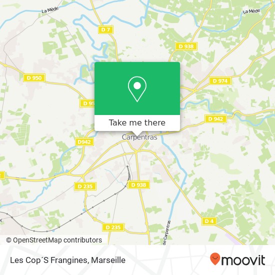 Les Cop´S Frangines map