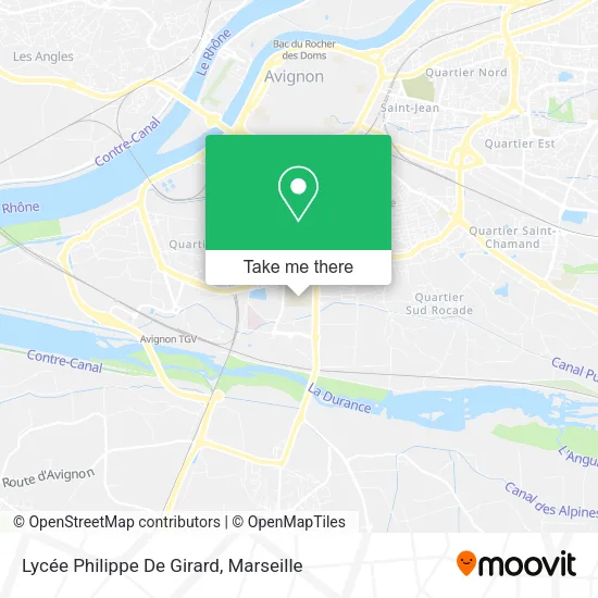 Lycée Philippe De Girard map