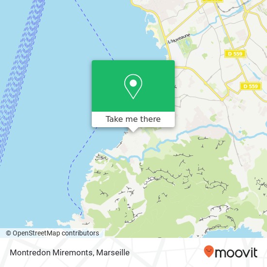 Montredon Miremonts map