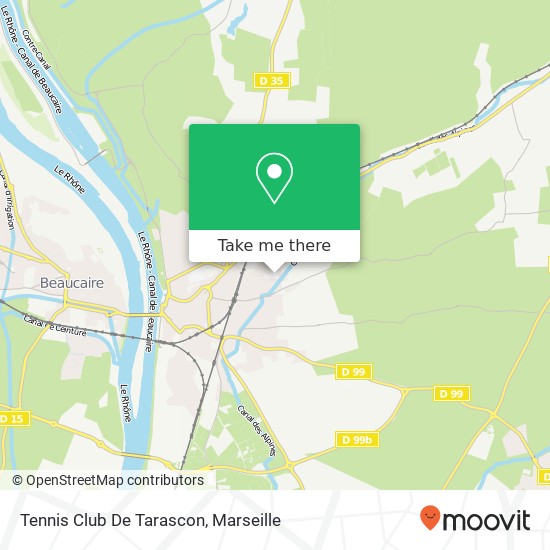 Tennis Club De Tarascon map