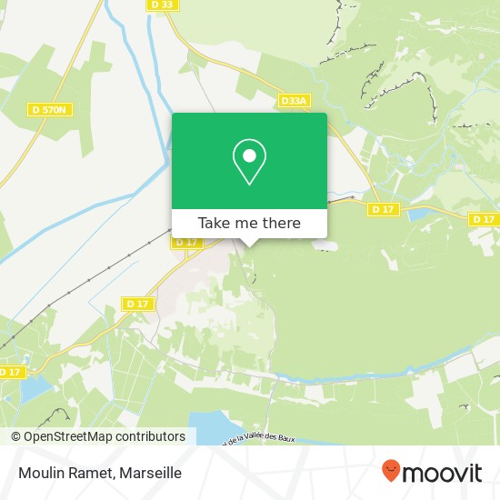Mapa Moulin Ramet