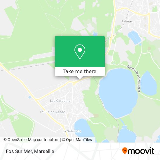 Fos Sur Mer map