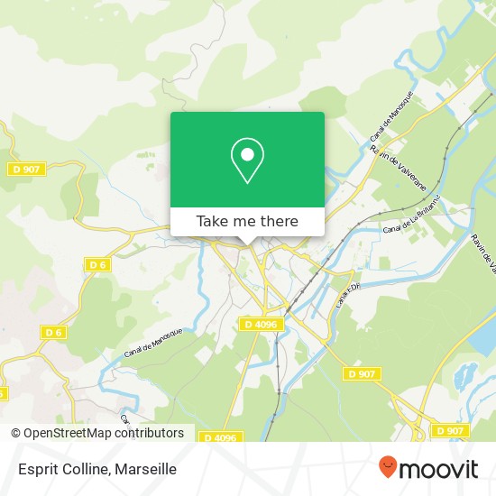 Mapa Esprit Colline