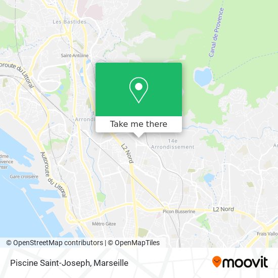 Piscine Saint-Joseph map