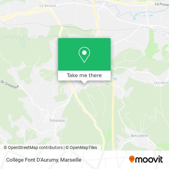 Collège Font D'Aurumy map