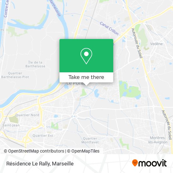 Résidence Le Rally map