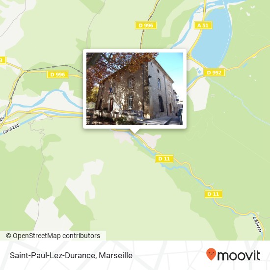Saint-Paul-Lez-Durance map