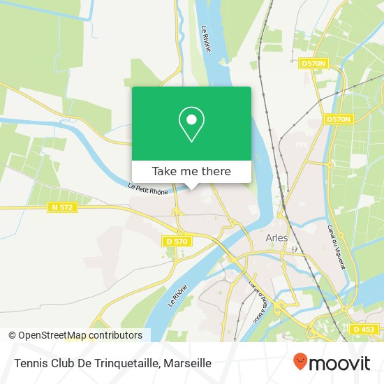 Mapa Tennis Club De Trinquetaille