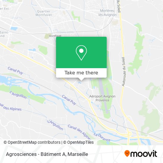 Agrosciences - Bâtiment A map