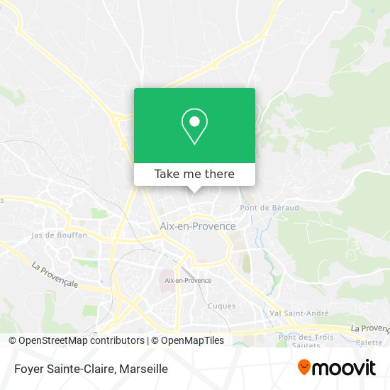 Foyer Sainte-Claire map