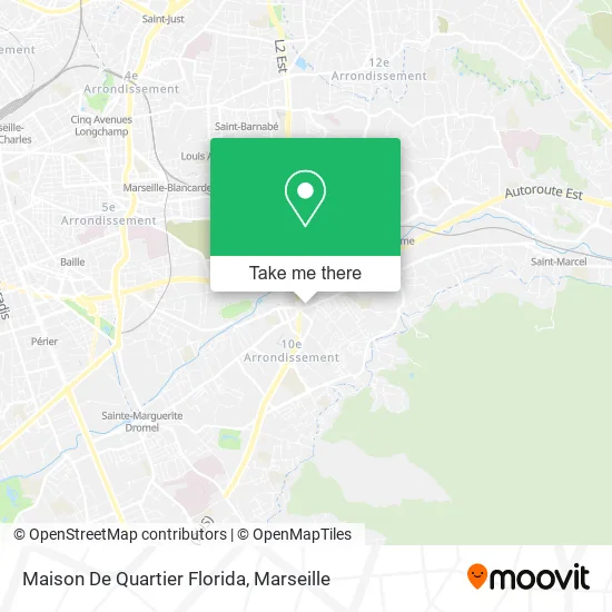 Maison De Quartier Florida map