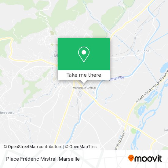 Place Frédéric Mistral map