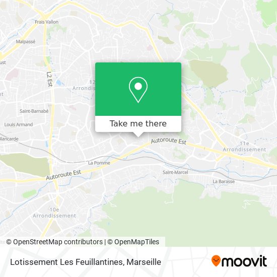 Lotissement Les Feuillantines map