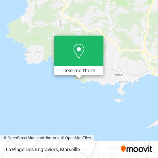 La Plage Des Engraviers map