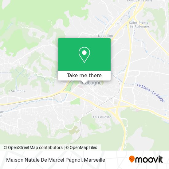 Mapa Maison Natale De Marcel Pagnol