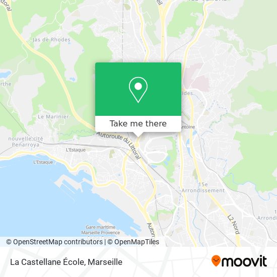 La Castellane École map