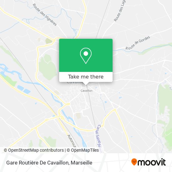 Gare Routière De Cavaillon map
