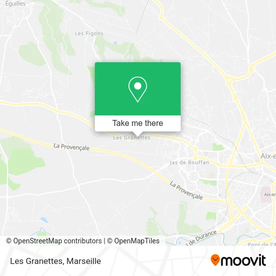 Les Granettes map