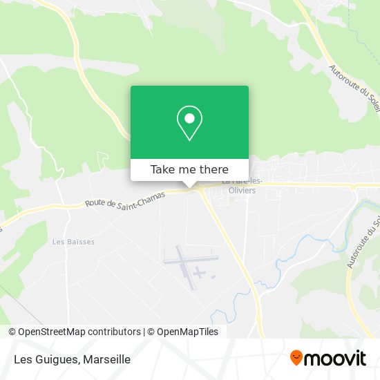 Les Guigues map