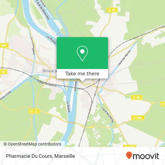 Mapa Pharmacie Du Cours