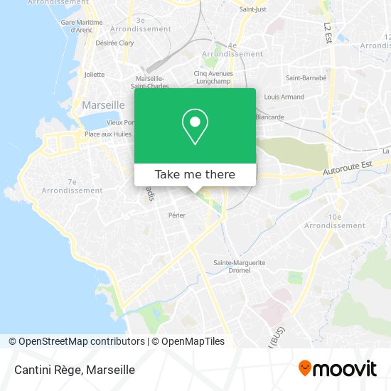 Cantini Rège map