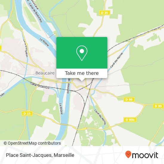 Mapa Place Saint-Jacques