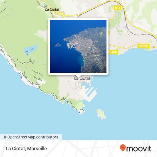 La Ciotat map