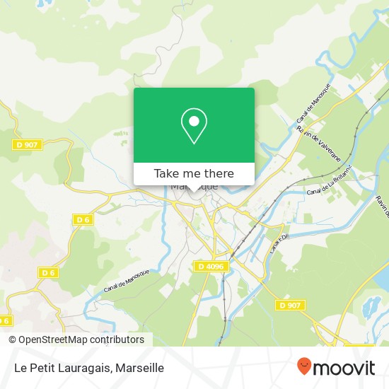 Mapa Le Petit Lauragais