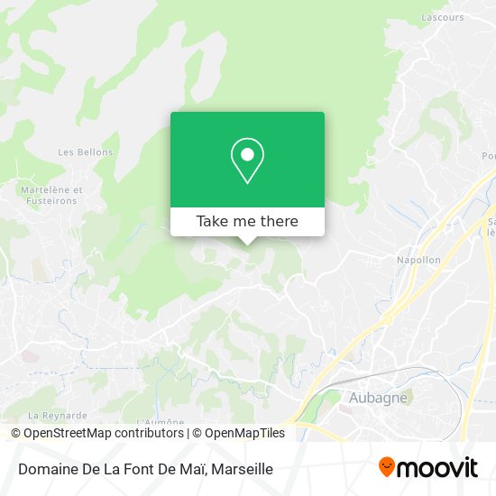 Domaine De La Font De Maï map
