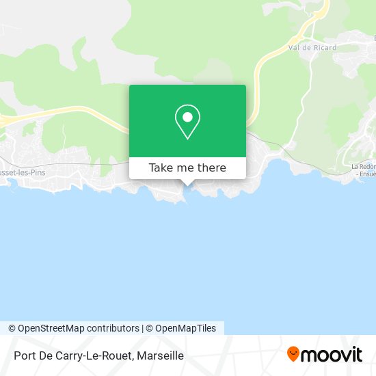Port De Carry-Le-Rouet map