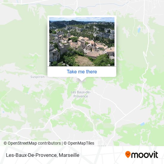 Les-Baux-De-Provence map