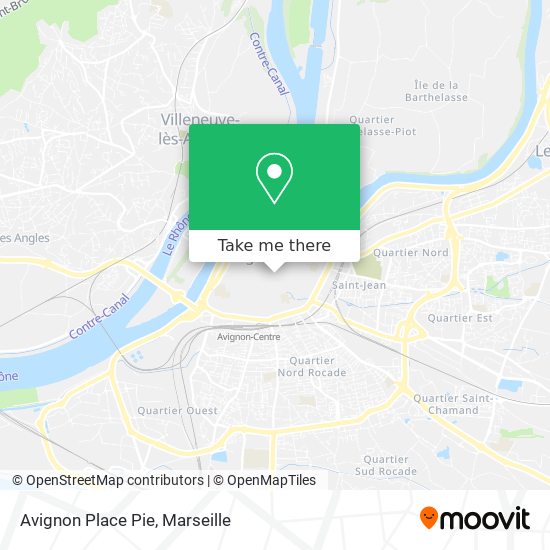Avignon Place Pie map