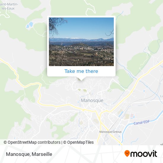 Manosque map