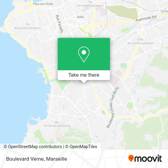 Boulevard Verne map