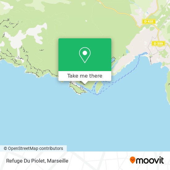 Refuge Du Piolet map