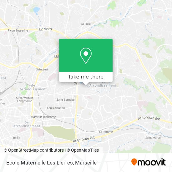 École Maternelle Les Lierres map