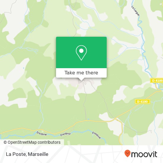 La Poste map