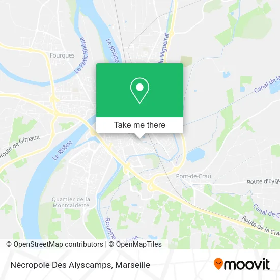 Nécropole Des Alyscamps map