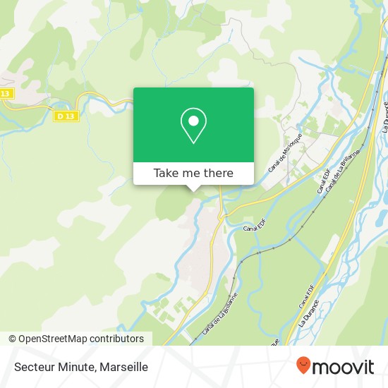 Secteur Minute map