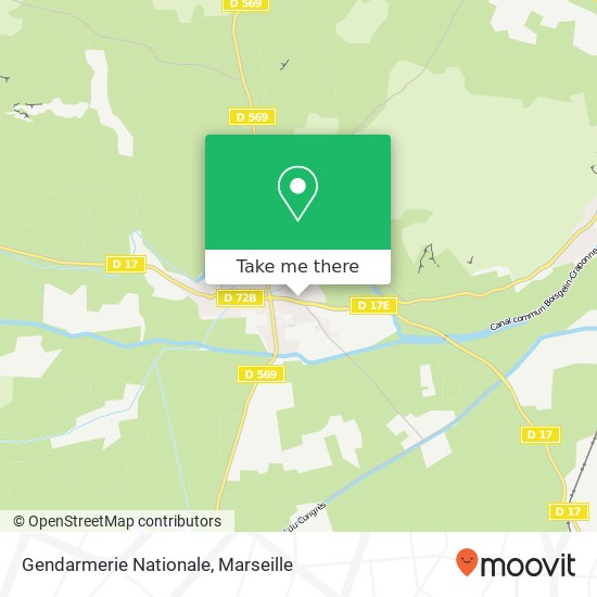 Mapa Gendarmerie Nationale