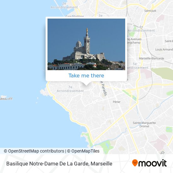 Basilique Notre-Dame De La Garde map
