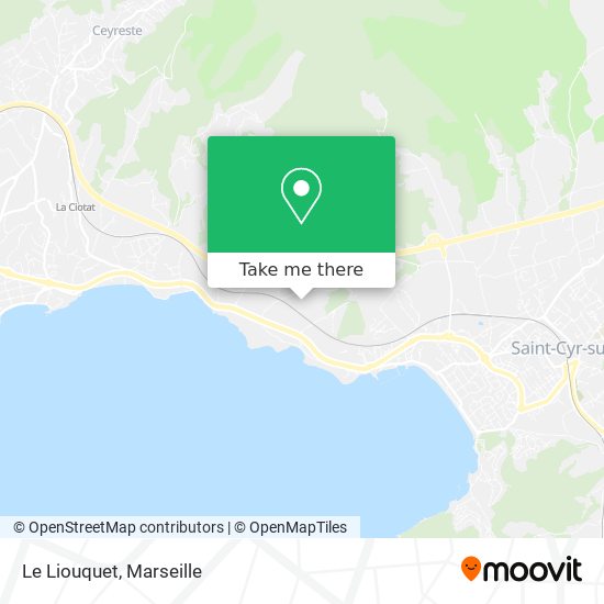Mapa Le Liouquet