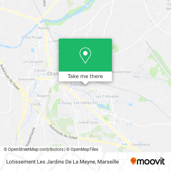 Lotissement Les Jardins De La Meyne map
