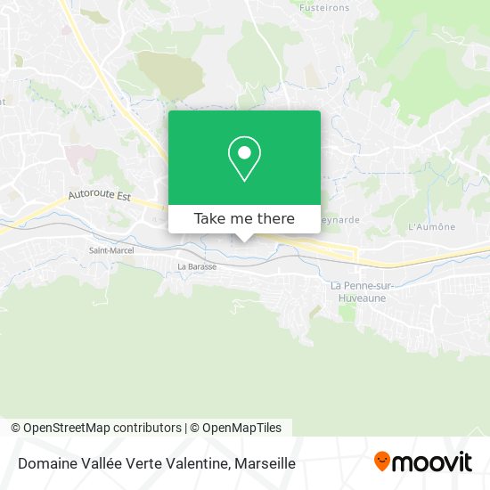 Domaine Vallée Verte Valentine map