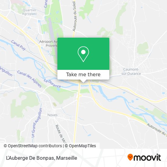 L'Auberge De Bonpas map