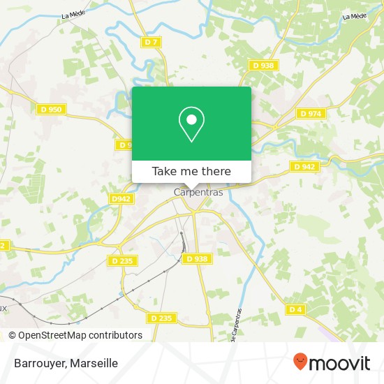 Mapa Barrouyer