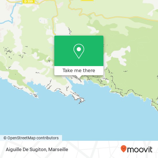 Mapa Aiguille De Sugiton